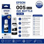 Epson 005 Black Ink Bottle, 120 ML