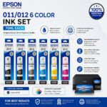 Epson 011/012 6 Color Ink Set , 70ML Each