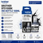 Brother BTD100BK Ink Bottle 108 ML