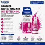 Brother BTD100 Magenta Ink Bottle 48 ML