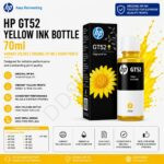 HP GT52 Yellow Ink Bottle,70ml
