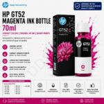 HP GT52 Magenta Ink Bottle,70ml