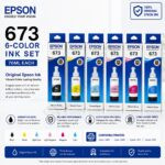 Epson 673 6-Color Ink Set , 70ml Each