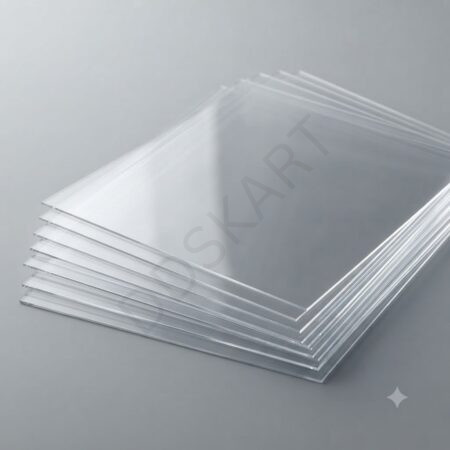 GMP 500 Micron Clear PET Film Sheet (Available in A4, A3, 12x18, 13x19, 18x24, 24x36 Inches) – Transparent Acrylic Sheet Replacement