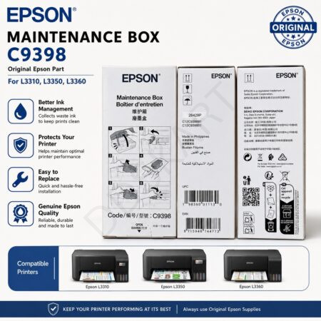 Epson C9398 Maintenance Box Original For L3310, L3350, L3360 Printers