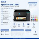 Epson EcoTank L4360 A4 Wi-Fi Duplex All-in-One Ink Tank Printer